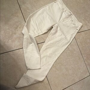 Madewell Crisp White Denim Pants